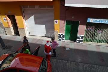 Presentación del proyecto 'Telde en Navidad' con presencia de Papá Noel y su esposa/TA.